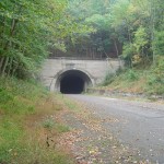 The somewhat neutered-looking eastern portal of Ray's Hill.