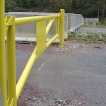 Gate at "public" western end.