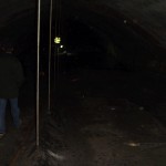 Tunnel ventilation chamber; runs entire length of Sideling Hill.